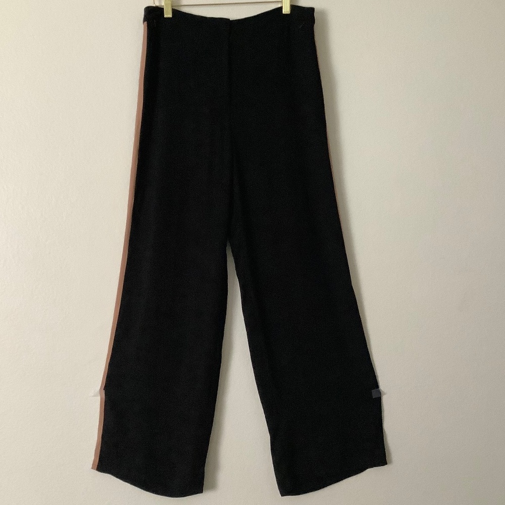 Eileen Fisher Black Soie Pants Size 8